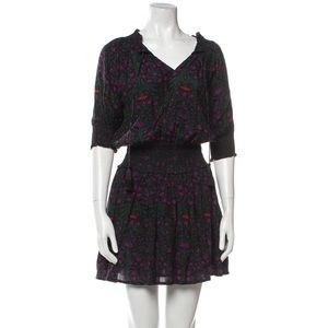 Roller Rabbit Floral Print Mini Dress XS